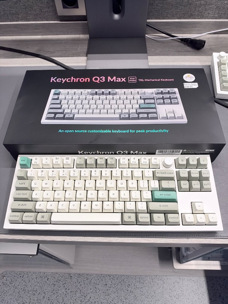 Keychron Q3 Max QMK, Ophalen, Qwerty, Zo goed als nieuw, Keychron