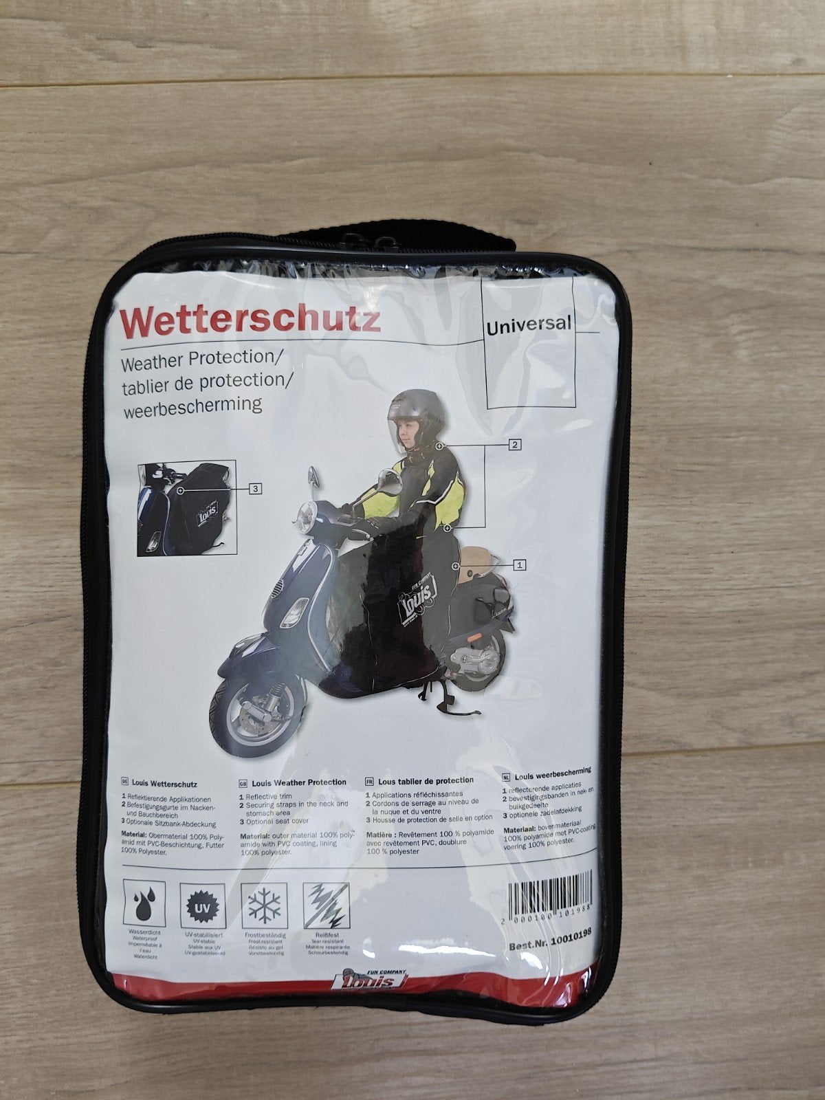 Louis universele weerbescherming / beenkleed scooter, Ophalen of Verzenden, Nieuw, Overige typen