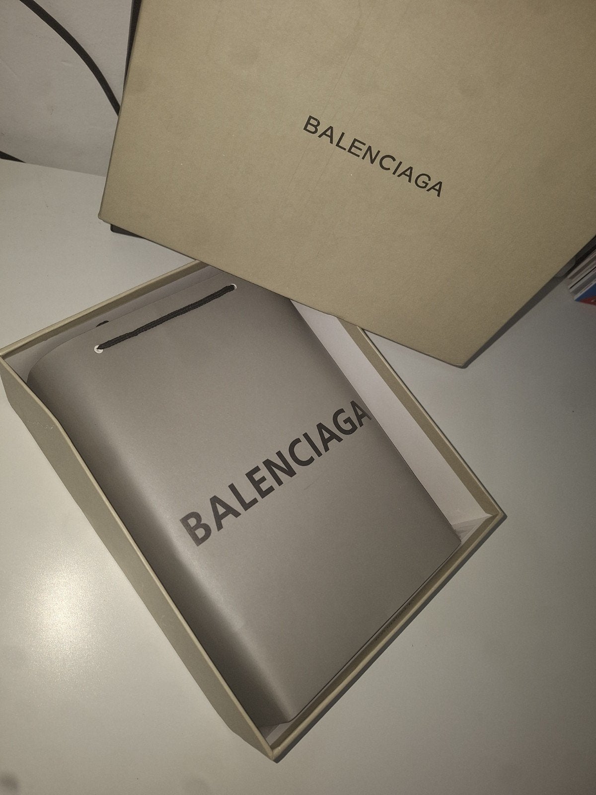 Balenciaga doos met dustbag en papier, Ophalen of Verzenden