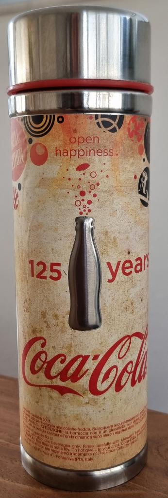 Thermobeker Coca-Cola 125 years - Italiaanse editie - ZGAN, Verzamelen, Merken en Reclamevoorwerpen, Ophalen of Verzenden, Nieuw