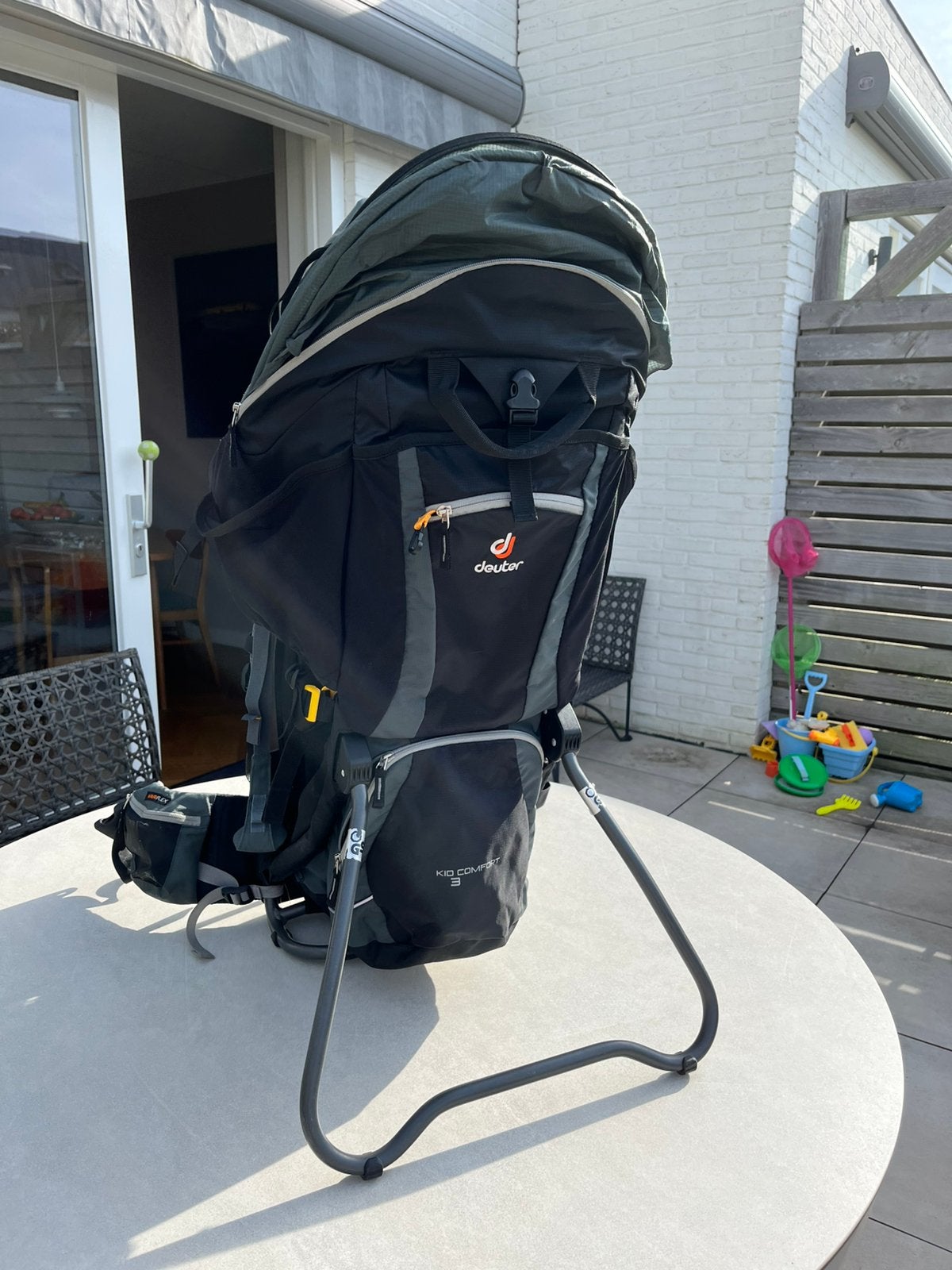 Deuter kid comfort 3, Gebruikt, Ophalen of Verzenden, Rug, Overige merken