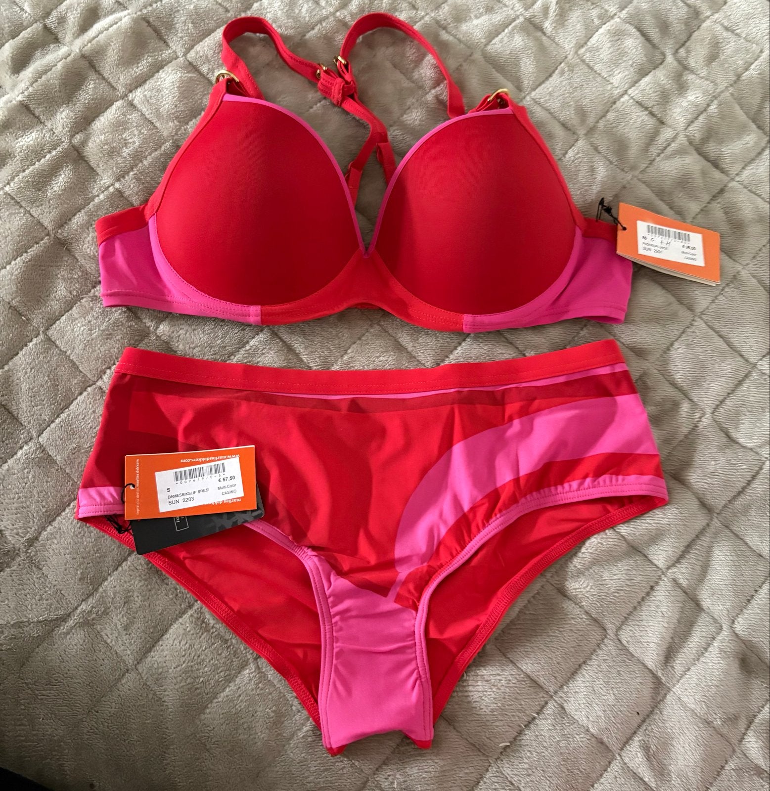 Marlies Dekkers Bikini maat 80 C broekje maat S, Ophalen of Verzenden, Nieuw, Meerkleurig, Bikini