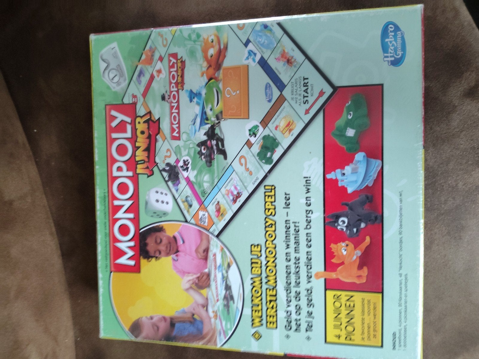 Monopoly Junior - Het eerste Monopoly spel!, Hobby en Vrije tijd, Drie of vier spelers, Ophalen of Verzenden, Nieuw, Hasbro Gaming