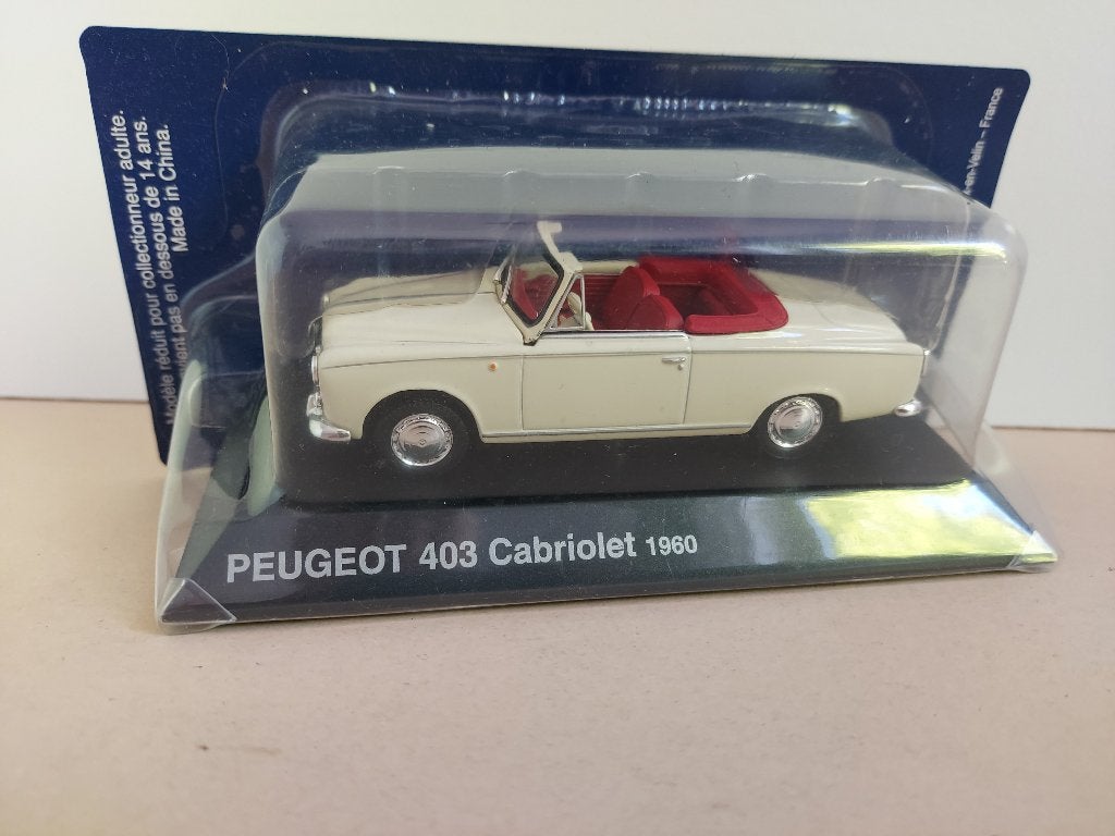 Peugeot 403 canroolet 1_43 efotions Atlas, Ophalen of Verzenden, Nieuw, Auto, Overige merken