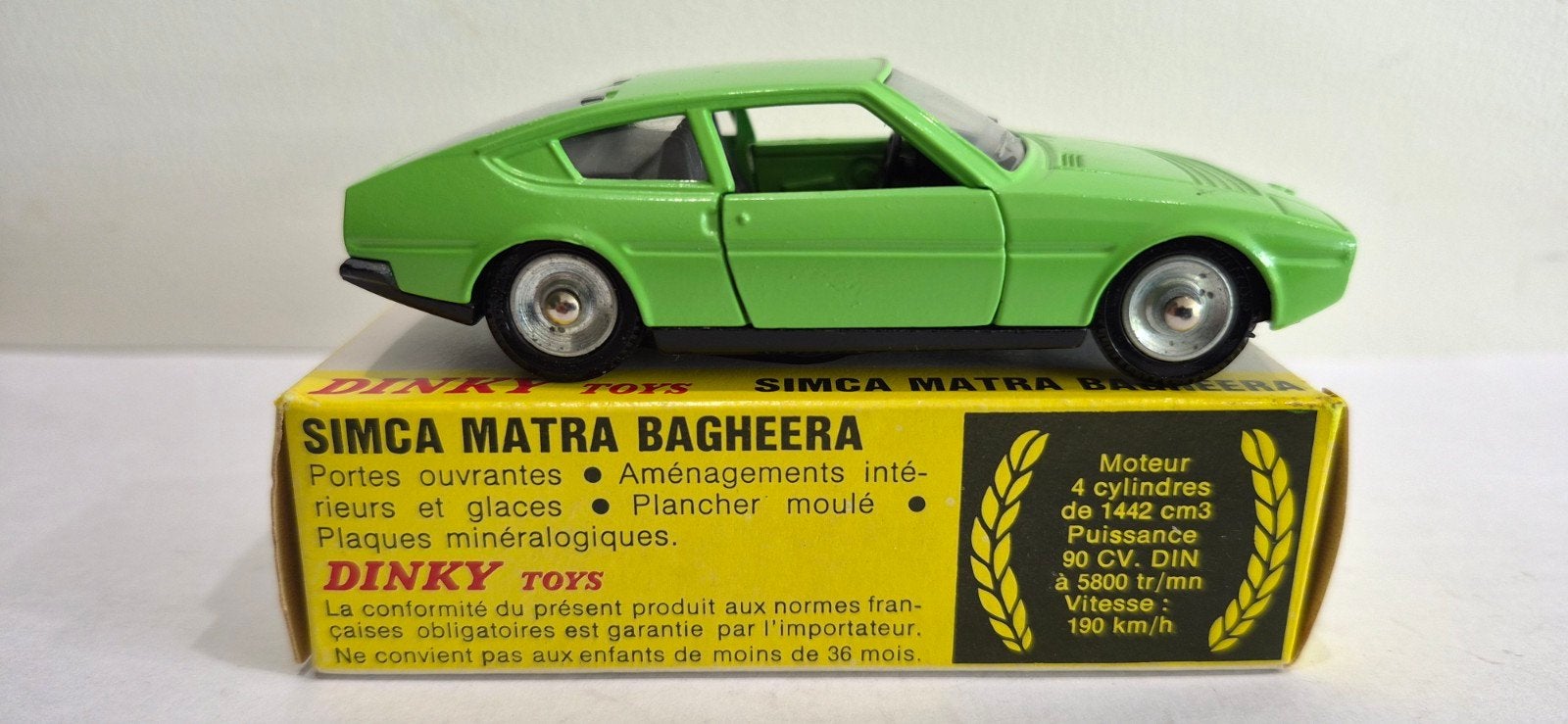 Dinky Toys no. 011454 Simca Matra Bagheera, Ophalen of Verzenden, Auto, Dinky Toys