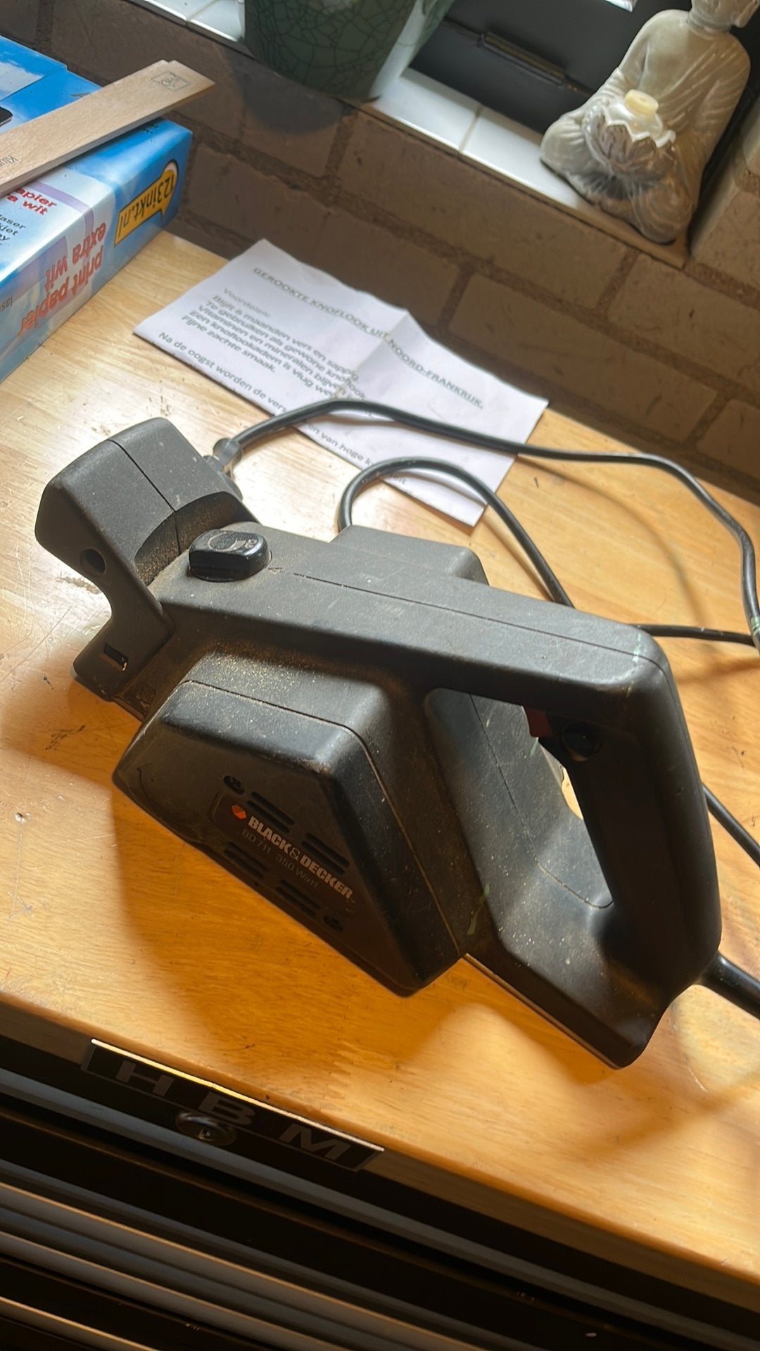 Black&Decker schaafmachine, Ophalen, Gebruikt
