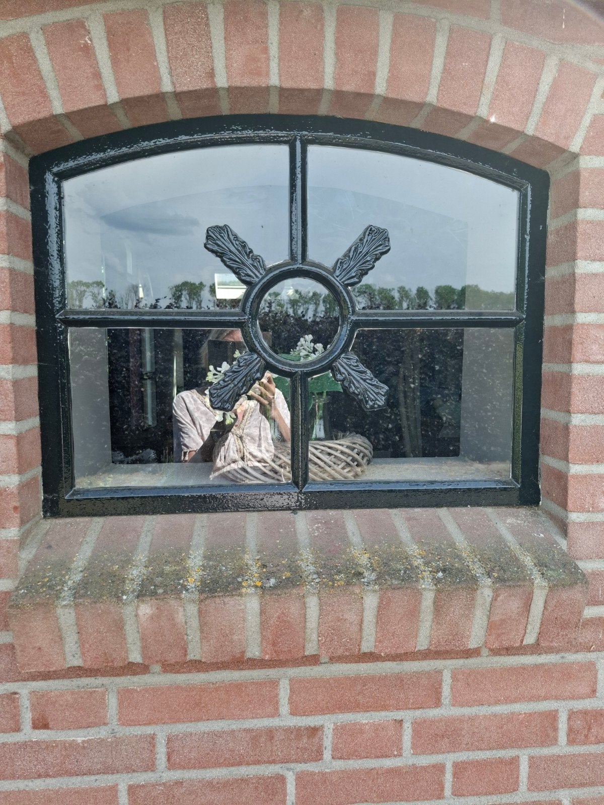 Getoogd authentiek landelijk stalraam - z.g.a.n., Doe-het-zelf en Verbouw, Glas en Ramen, Gevelraam of Ruit, Minder dan 80 cm