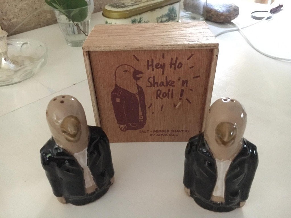 Uniek Peper & Zoutstel 'The Ramones', Ophalen of Verzenden, Nieuw
