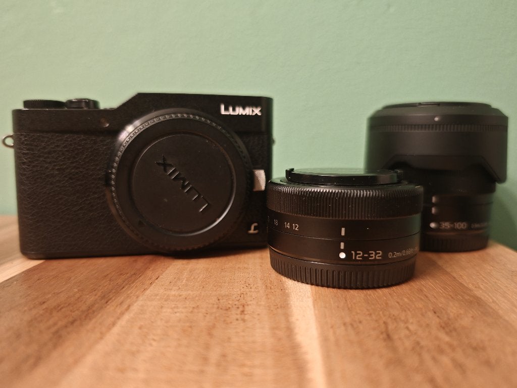 Panasonic Lumix GX800 met 12-32 en 35-100 lenzen, Ophalen, Gebruikt, Panasonic, 16 megapixels