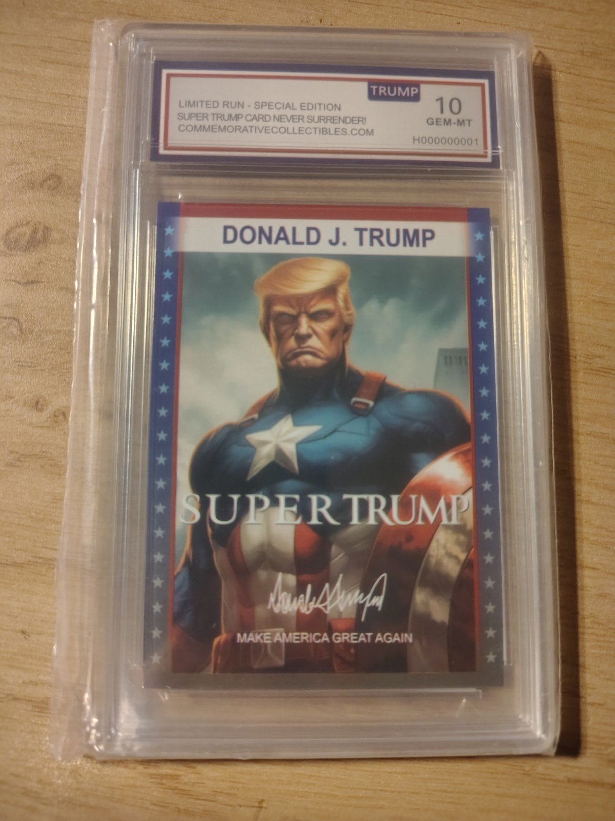 Donald Trump, Ophalen of Verzenden