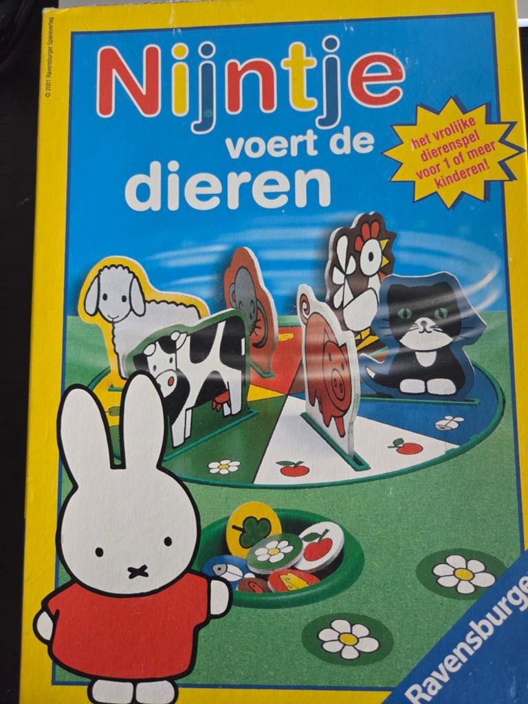 Nijntje voert de dieren - Ravensburger bordspel, Hobby en Vrije tijd, Gezelschapsspellen | Bordspellen, Een of twee spelers, Ophalen