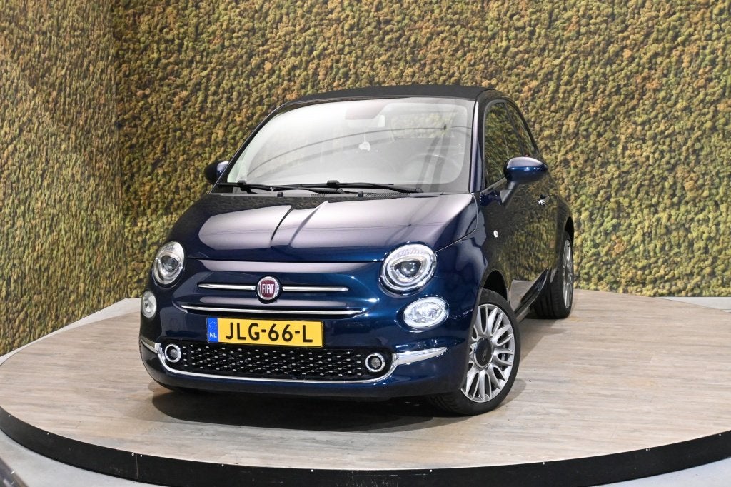 Fiat 500C 1.2 Lounge Cabrio | Airco | PDC | Cruise, Voorwielaandrijving, Stof, Gebruikt, 4 cilinders