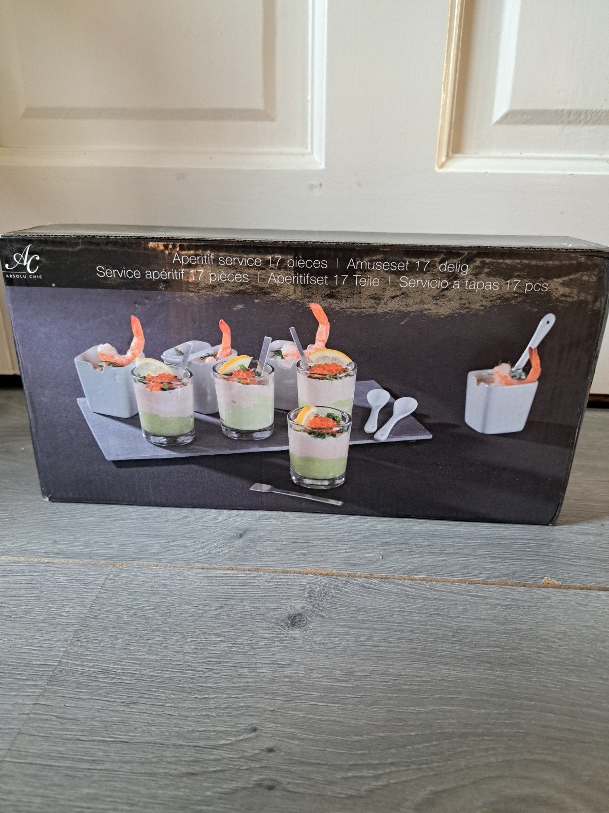 Amuse set 17-delig - Nieuw in doos, Huis en Inrichting, Ophalen, Nieuw, Keramiek