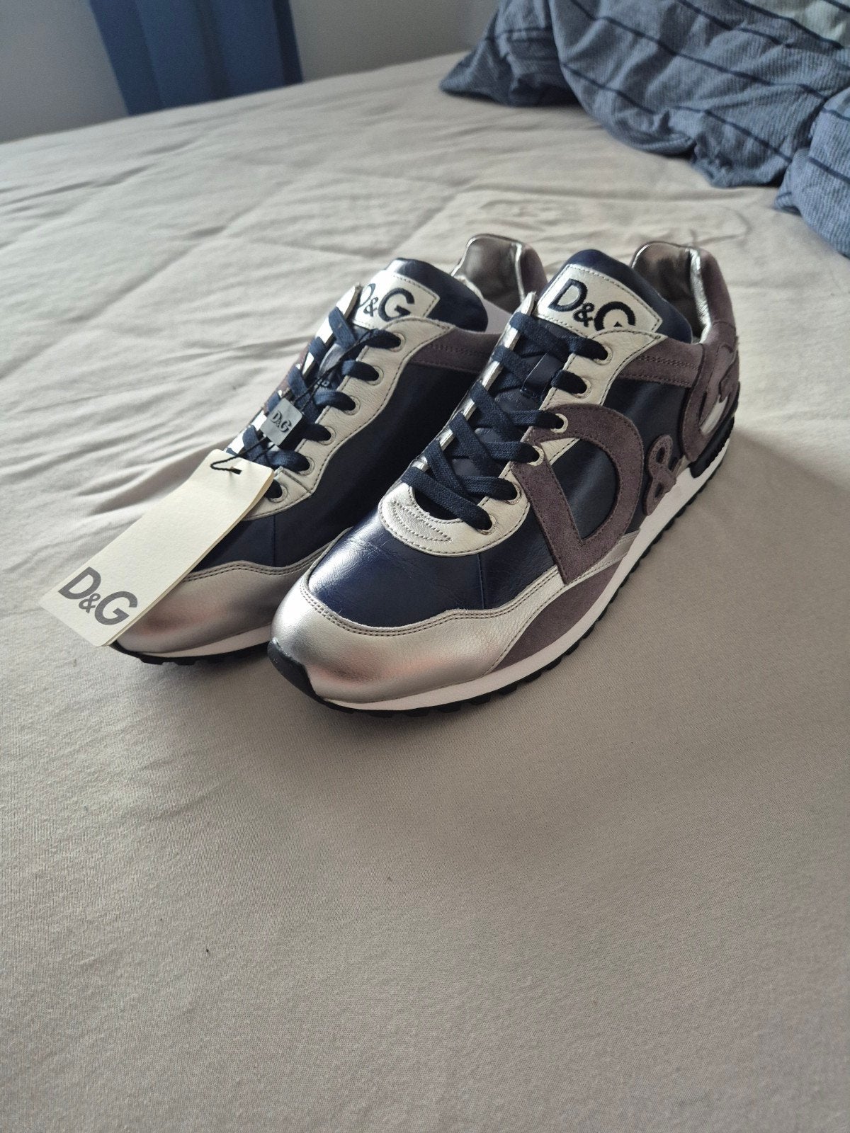D&G Dolce & Gabbana Sneakers - Nieuw met label, Ophalen of Verzenden, Nieuw, Blauw