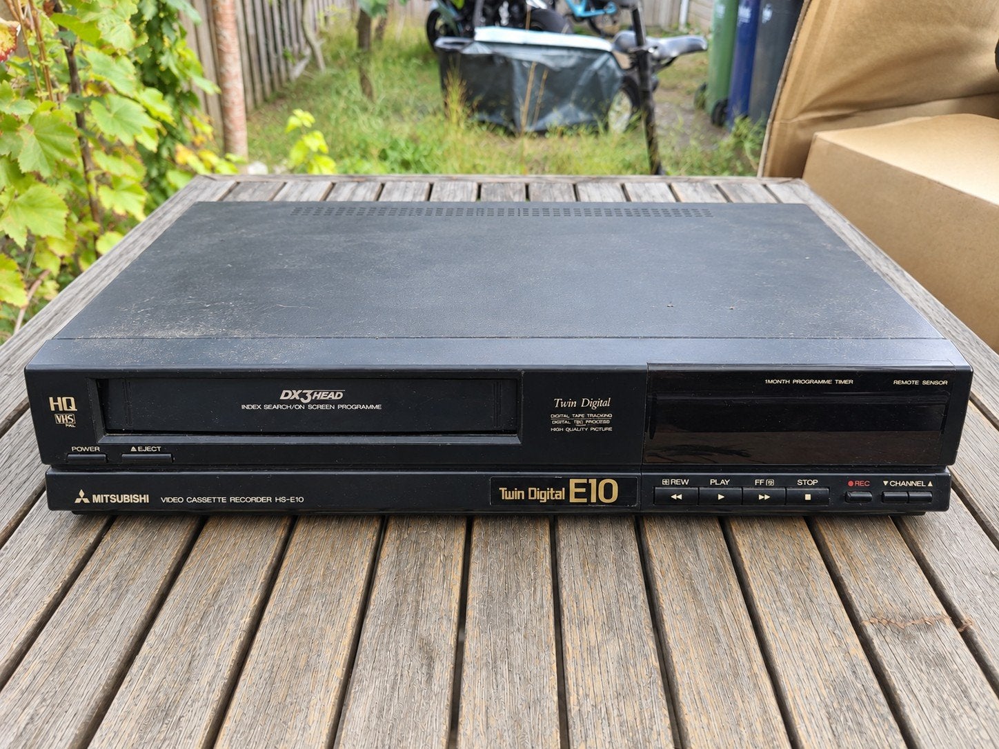 Mitsubishi HS-E10 VHS videorecorder - Twin Digital, Ophalen, Gebruikt