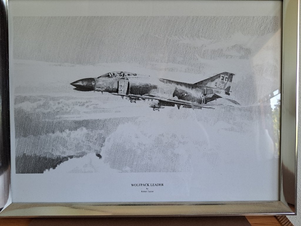 Foto van Phantom F4 straaljager, Ophalen, Gebruikt, Kaart, Foto of Prent