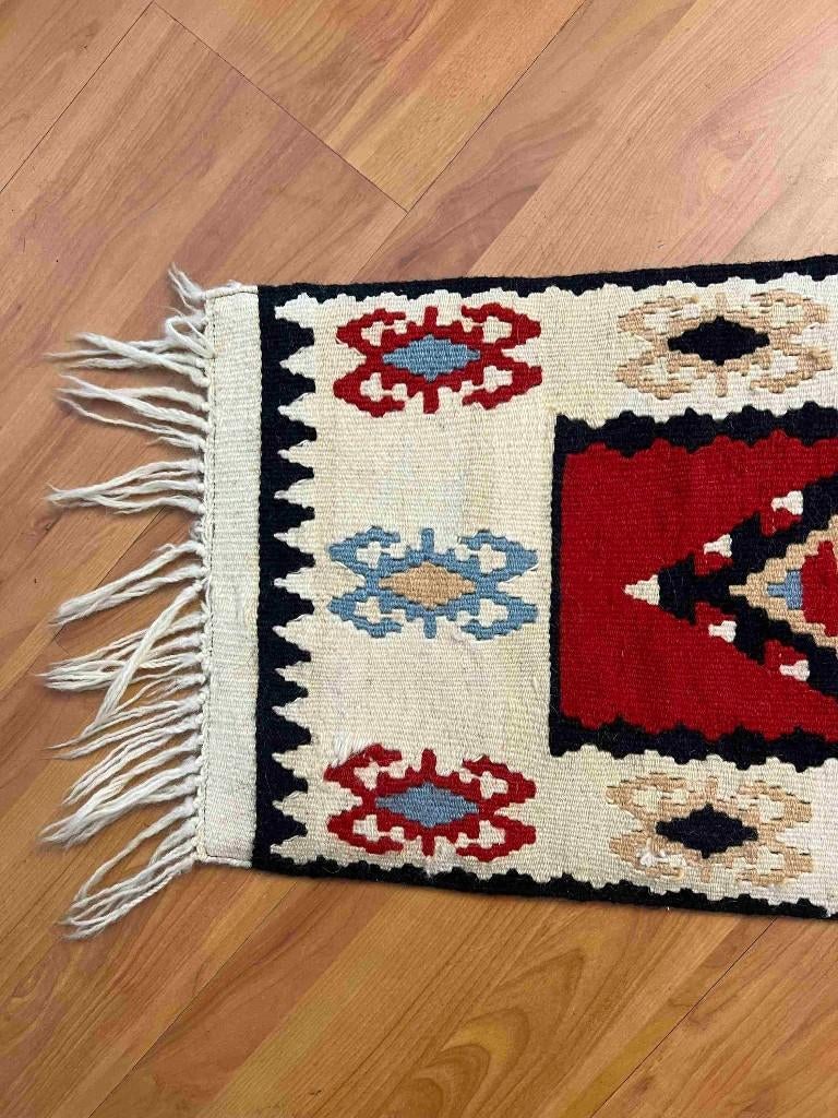 Vintage kelim kleed met ingestikte foam mat 120/32 cm, Minder dan 50 cm, Gebruikt, 100 tot 150 cm, Etten-Leur