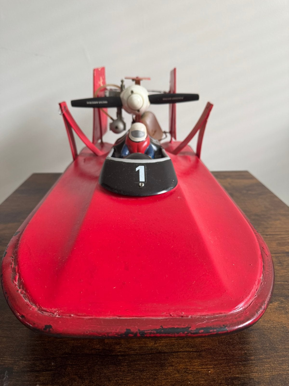 Vintage rc airboat Lesro powerboat jaren80 bestuurbare boot, Ophalen of Verzenden, Zo goed als nieuw