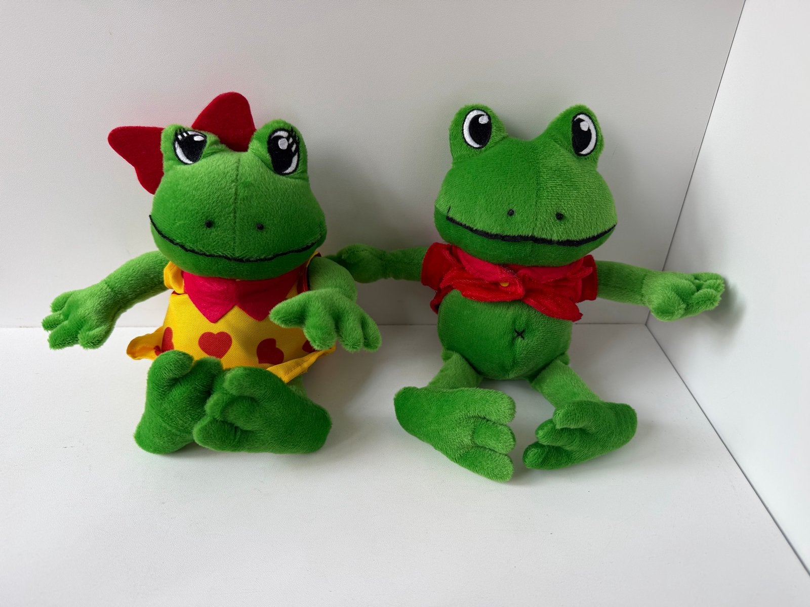 2 Duinrell Kikkers - Knuffels, Kikker, Groen, Overige merken, Overige karakters
