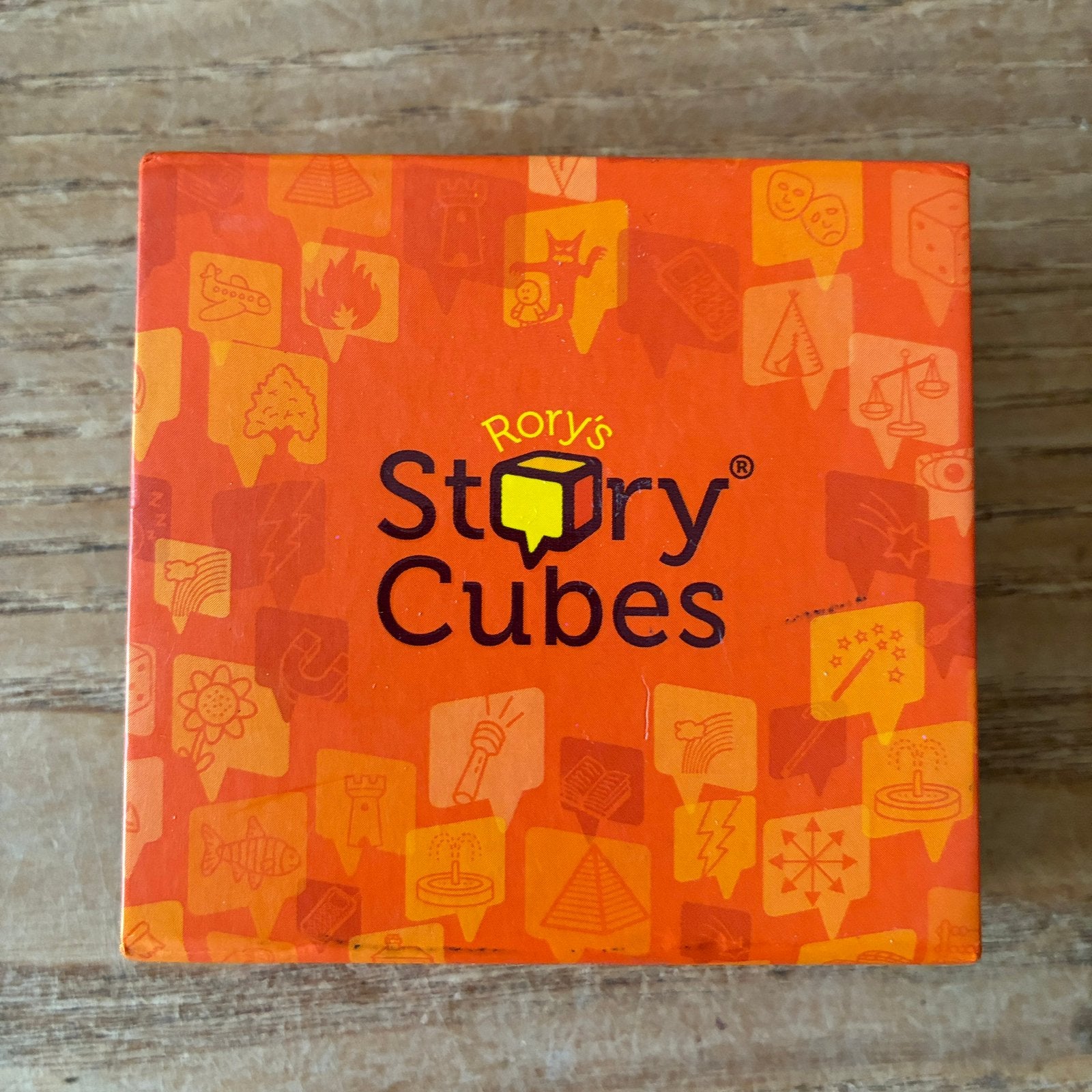 Roey's story cubes - oranje - nieuw, Ophalen of Verzenden, Nieuw, Taal en Lezen