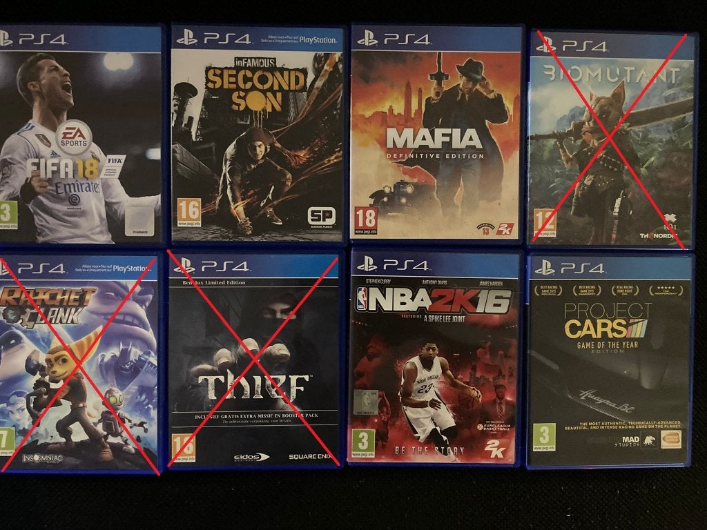 5 ps4 spellen ps 4 games mafia cars fifa second son nba 2k +, Spelcomputers en Games, Gebruikt, Overige genres, 1 speler, Ophalen of Verzenden