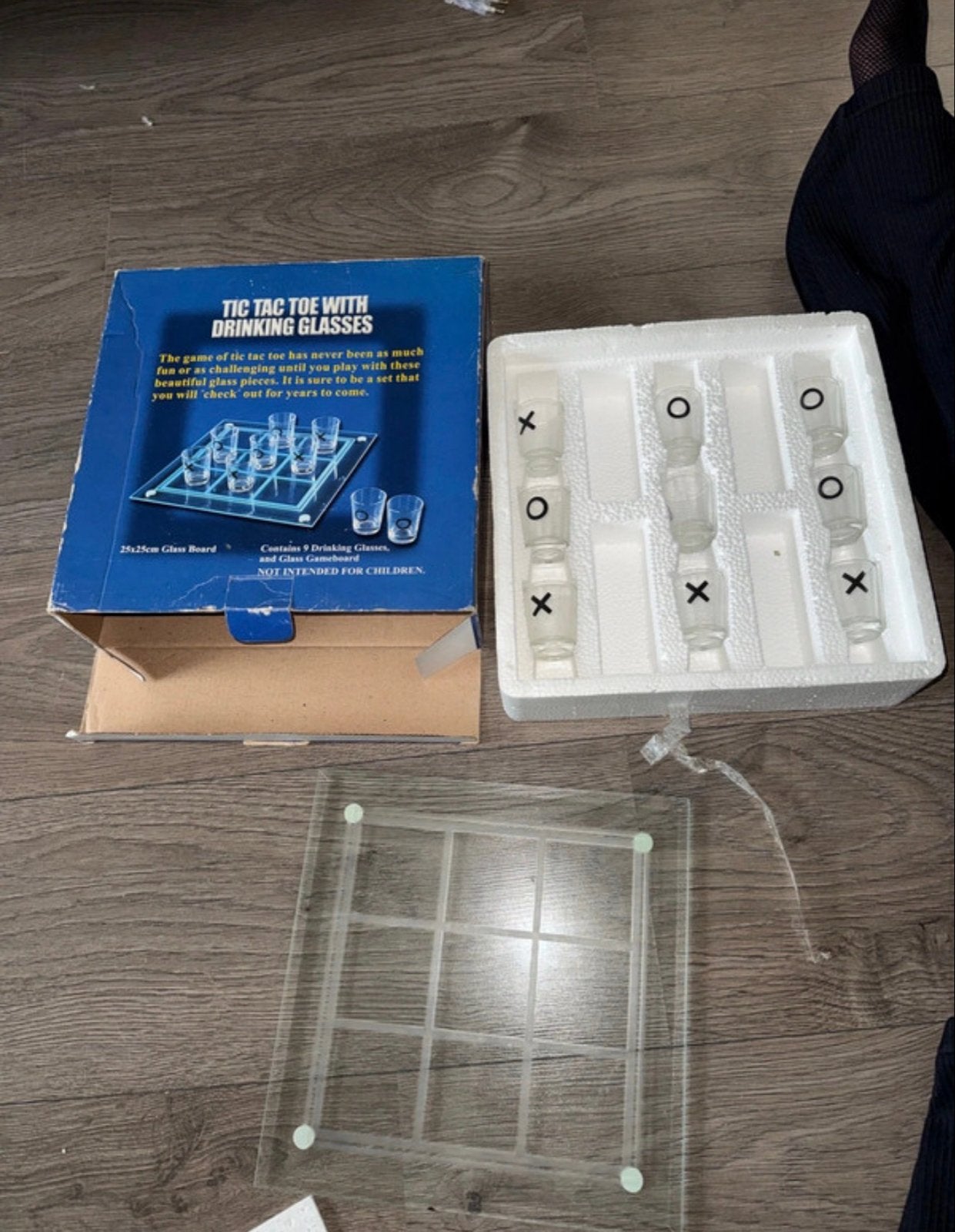 Boter Kaas en Eieren Glas Drinking Game, Een of twee spelers, Ophalen of Verzenden, Gebruikt