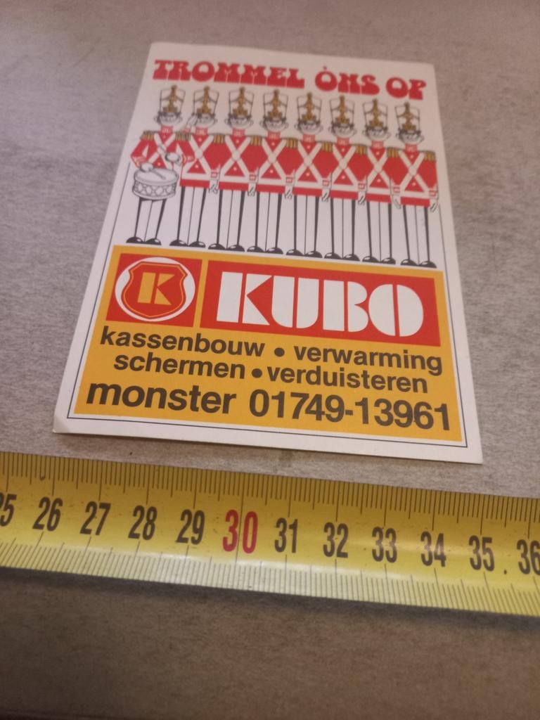 Kubo kassenbouw verwarming schermen monster, Ophalen of Verzenden, Zo goed als nieuw