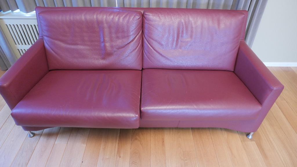 Leolux Paian 3 zitsbank, Huis en Inrichting, Ophalen, Gebruikt, 150 tot 200 cm, Driepersoons