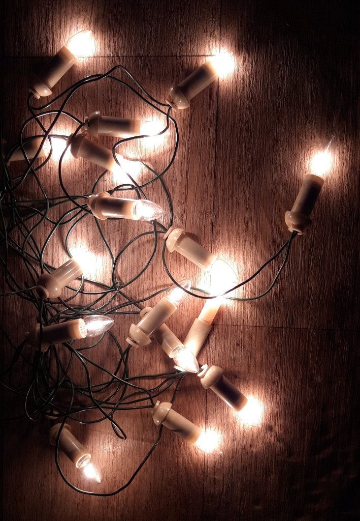 Kerstverlichting  (Vintage), Diversen, Kerst, Ophalen of Verzenden, Zo goed als nieuw