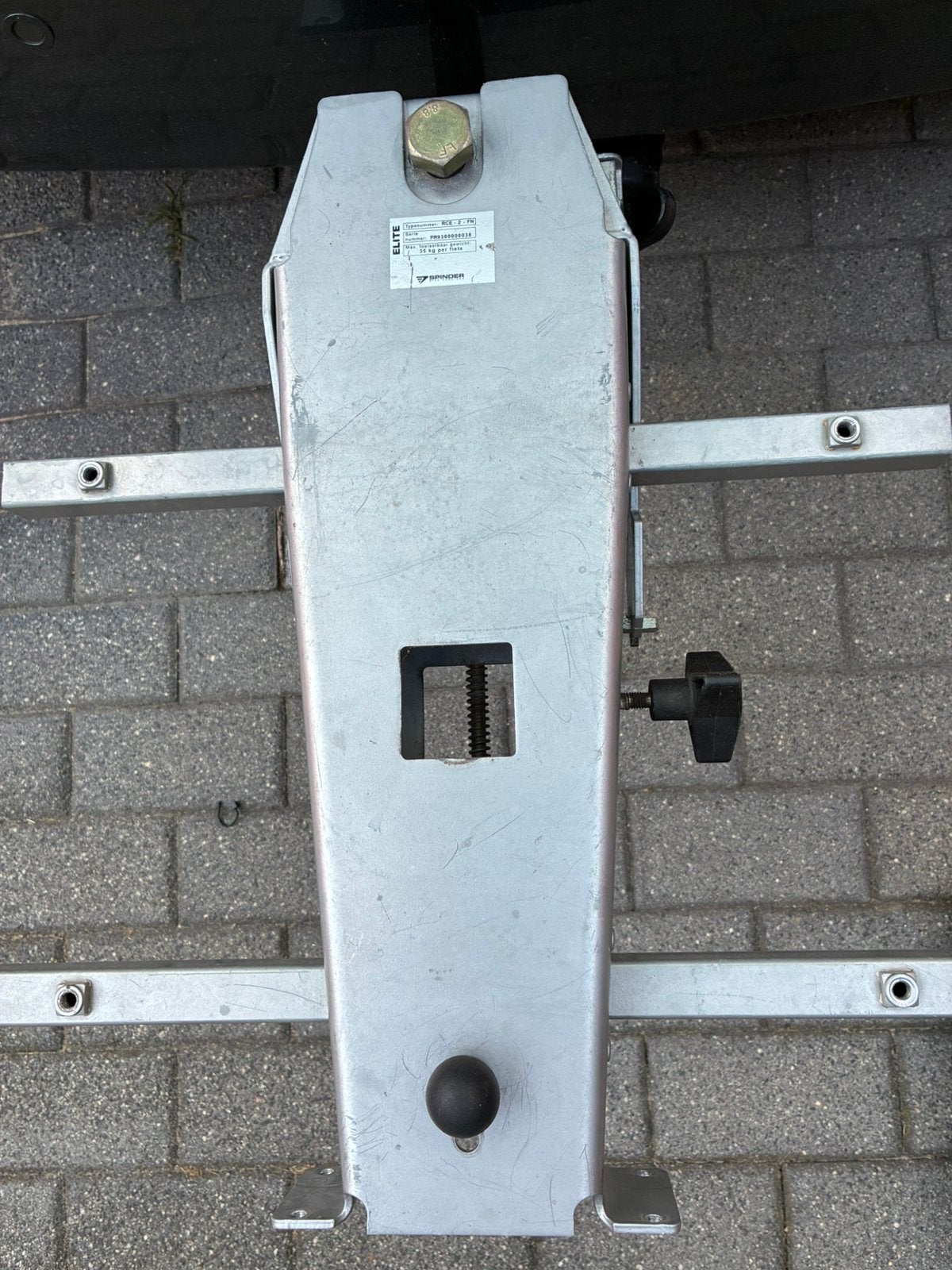 Spinder Elite fietsdrager midden kanteldeel., Verzenden, Zo goed als nieuw, Trekhaakdrager