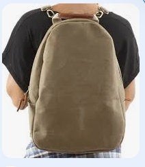 Uashmama Memmo Backpack rugzak grijsgroen, Ophalen of Verzenden, Gebruikt, Overige merken, 30 tot 45 cm