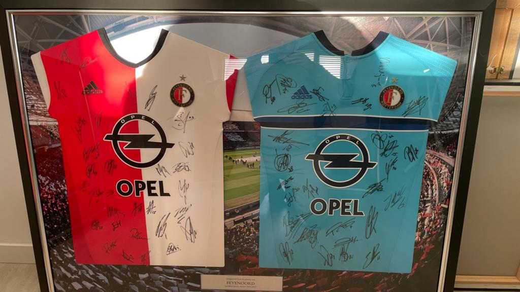 Feyenoord Kampioenschap 2016/2017 Gesigneerd + Ingelijst, Ophalen of Verzenden, Nieuw, Feyenoord, Shirt