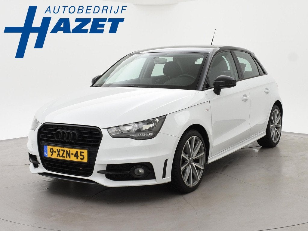 Audi A1 Sportback 1.2 TFSI S-LINE 5-DEURS ADMIRED + 17 INCH, Auto's, Audi, Voorwielaandrijving, Euro 5, Zwart, 4 cilinders
