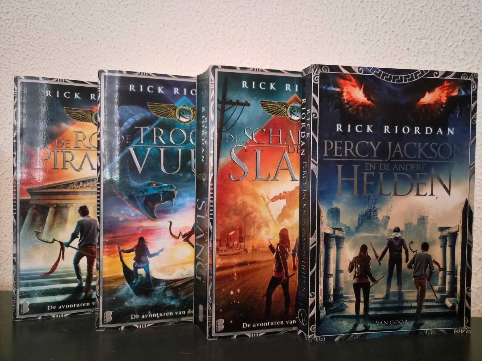 De avonturen van de familie Kane en Percy - Rick Riordan, Ophalen of Verzenden, Gelezen, Rick Riordan