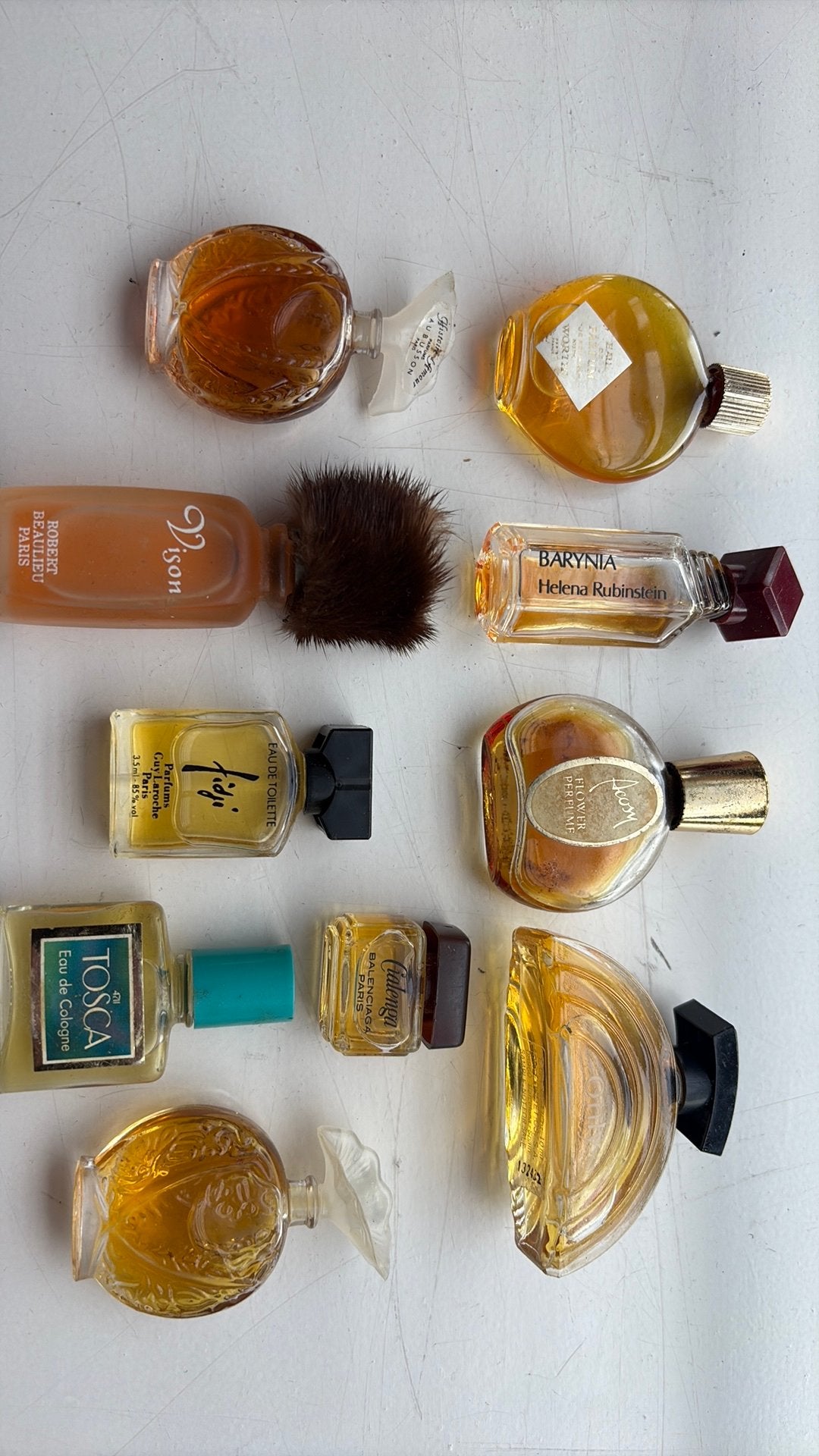Parfum miniaturen vintage verzameling, Ophalen, Gebruikt, Miniatuur