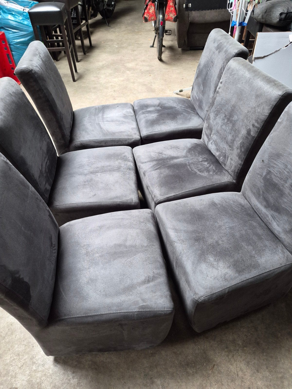 6 nog nette eetkamerstoelen, Ophalen, Minder dan 75 cm, Eenpersoons, Minder dan 150 cm