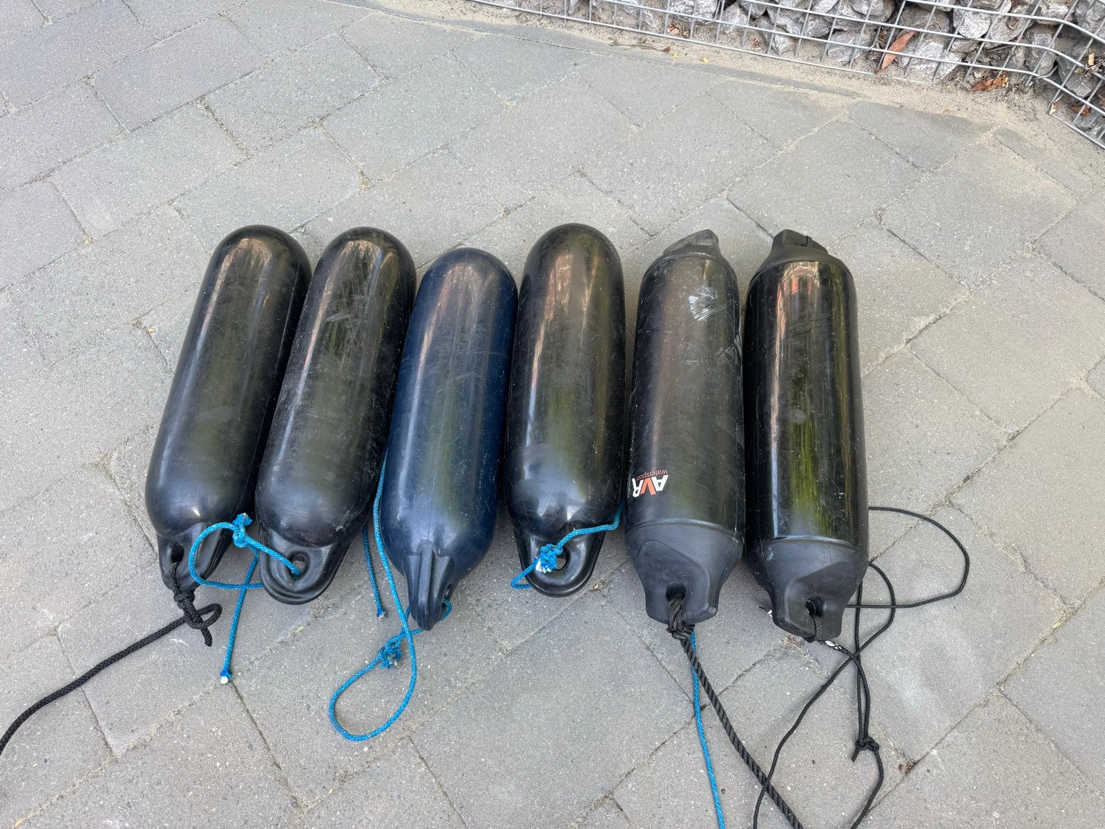 Set van 6 stootwillen voor boot - Gebruikt maar functioneel, Ophalen, Gebruikt, Overige typen