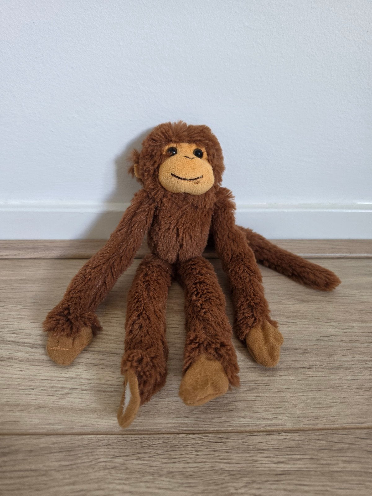 Wildlands Emmen dierentuin knuffel aap, Ophalen of Verzenden, Zo goed als nieuw, Middelgroot (20 tot 80 cm), Bruin