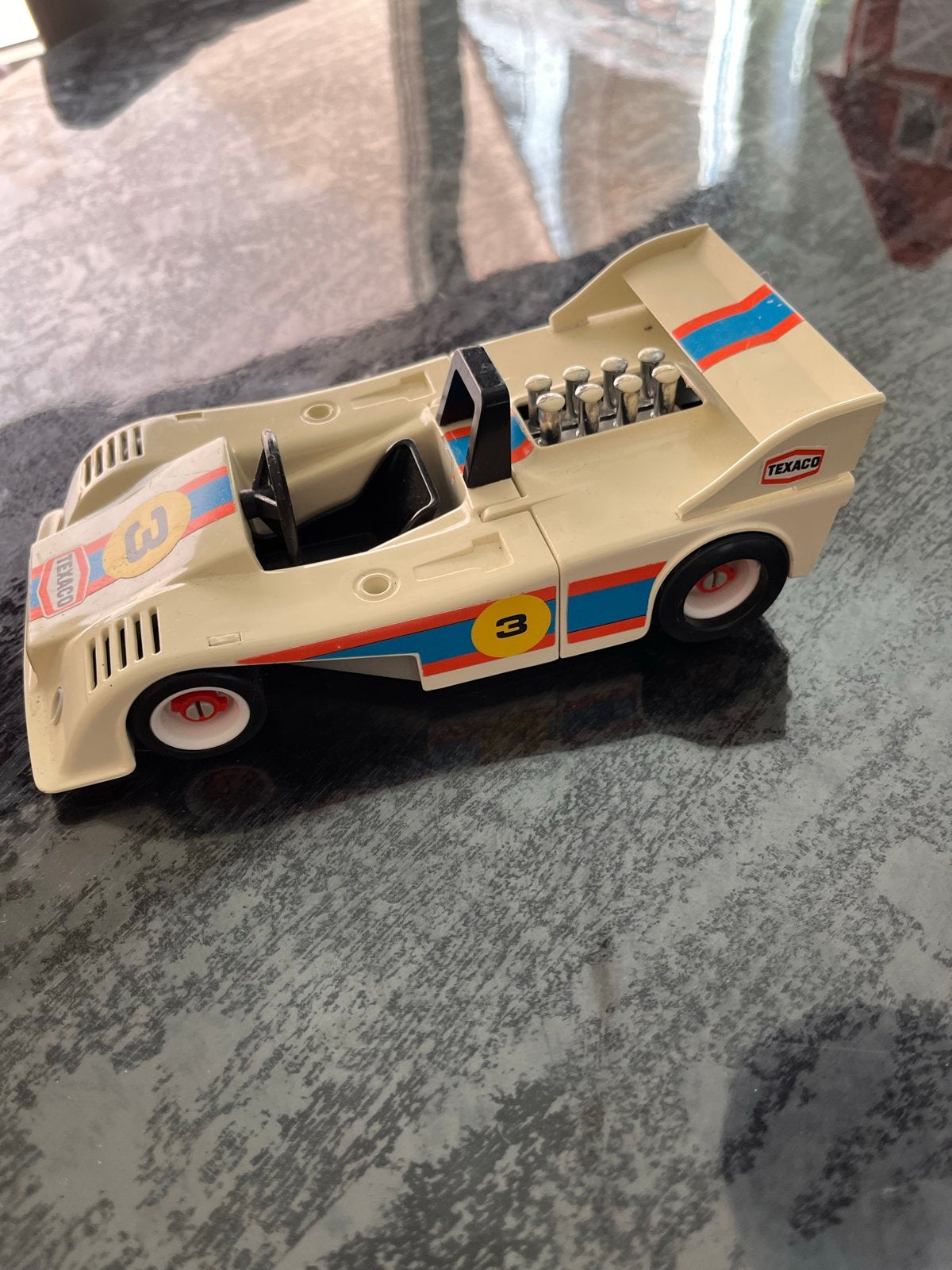 Vintage Playmobil Texaco Raceauto #3 (1979), Verzenden, Gebruikt