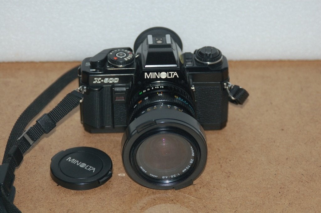 Minolta X 500 Fotocamera Analoge SLR Te Koop | Marktplaats