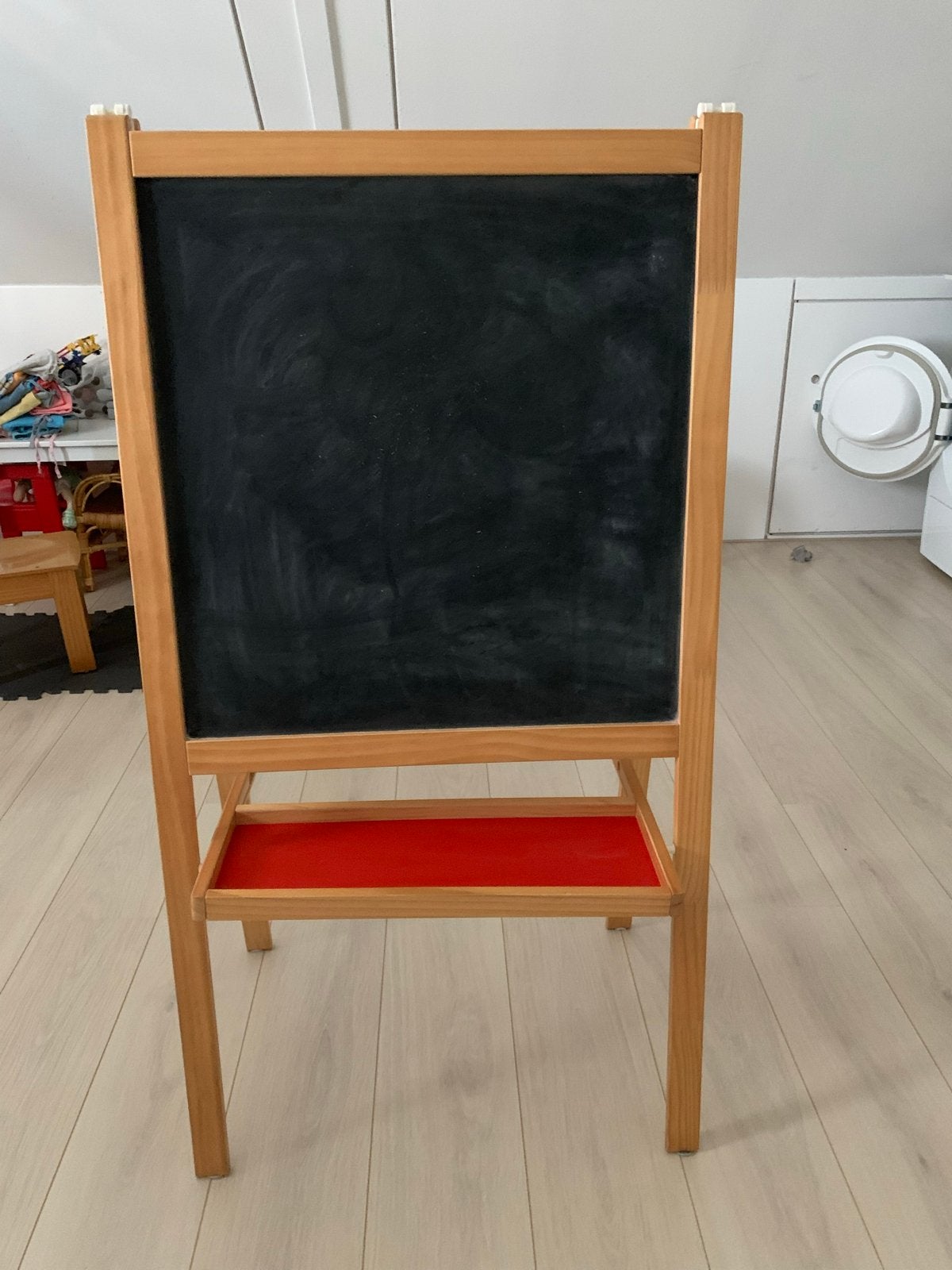 Schoolbord 62x120 cm - geschikt als krijt- en whitebord, Ophalen, Gebruikt, Krijtbord