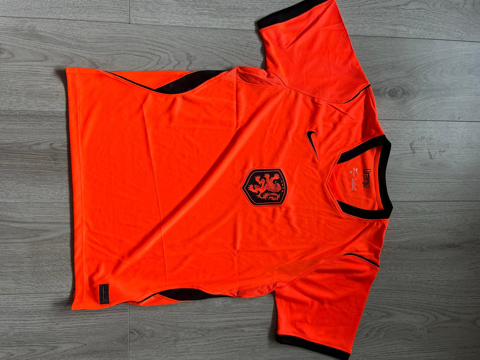 Oranje Nike voetbalshirt - Nederland, Maat 48/50 (M), Oranje, Ophalen of Verzenden, Zo goed als nieuw