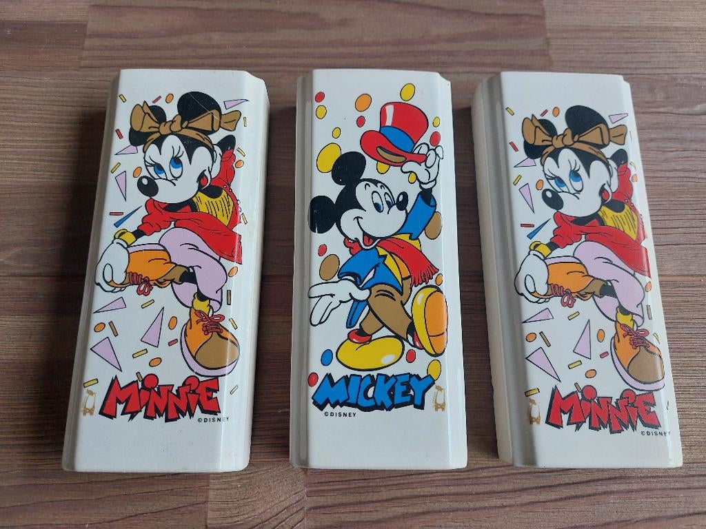 3 x Vintage Radiator Water Verdampers Keramiek Mickey Minnie, Verzenden