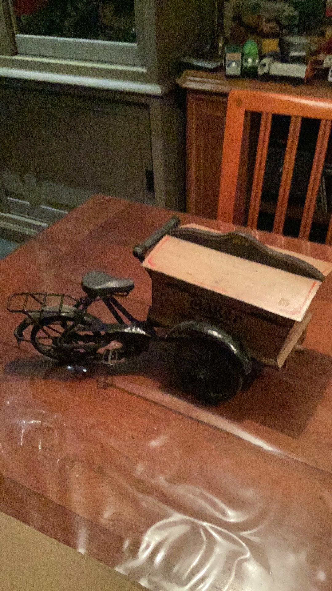 Klassieke bakkers bakfiets 36 cm lang, Ophalen of Verzenden