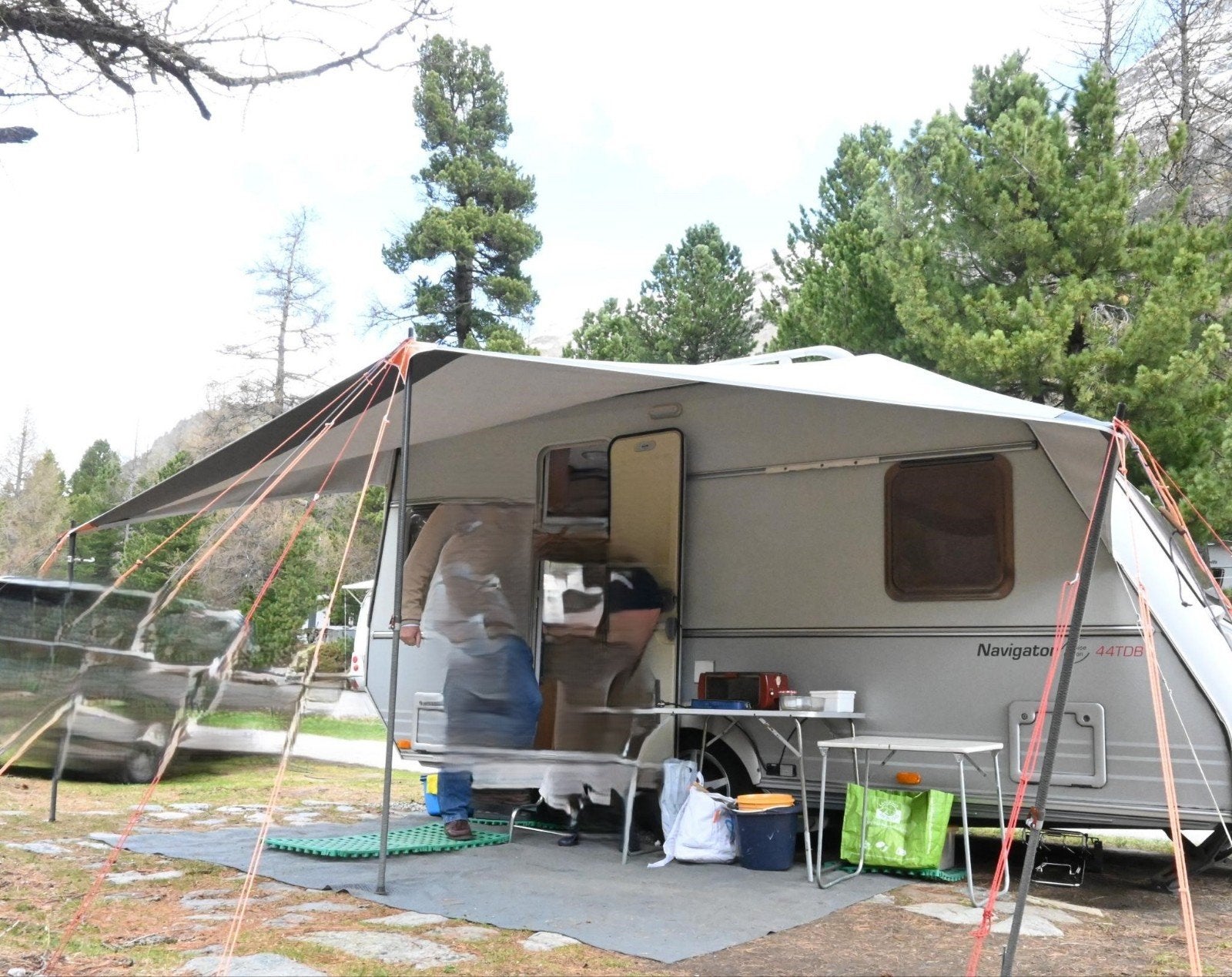 Caravan luifel Isabella shadow 500 cm, Ophalen of Verzenden