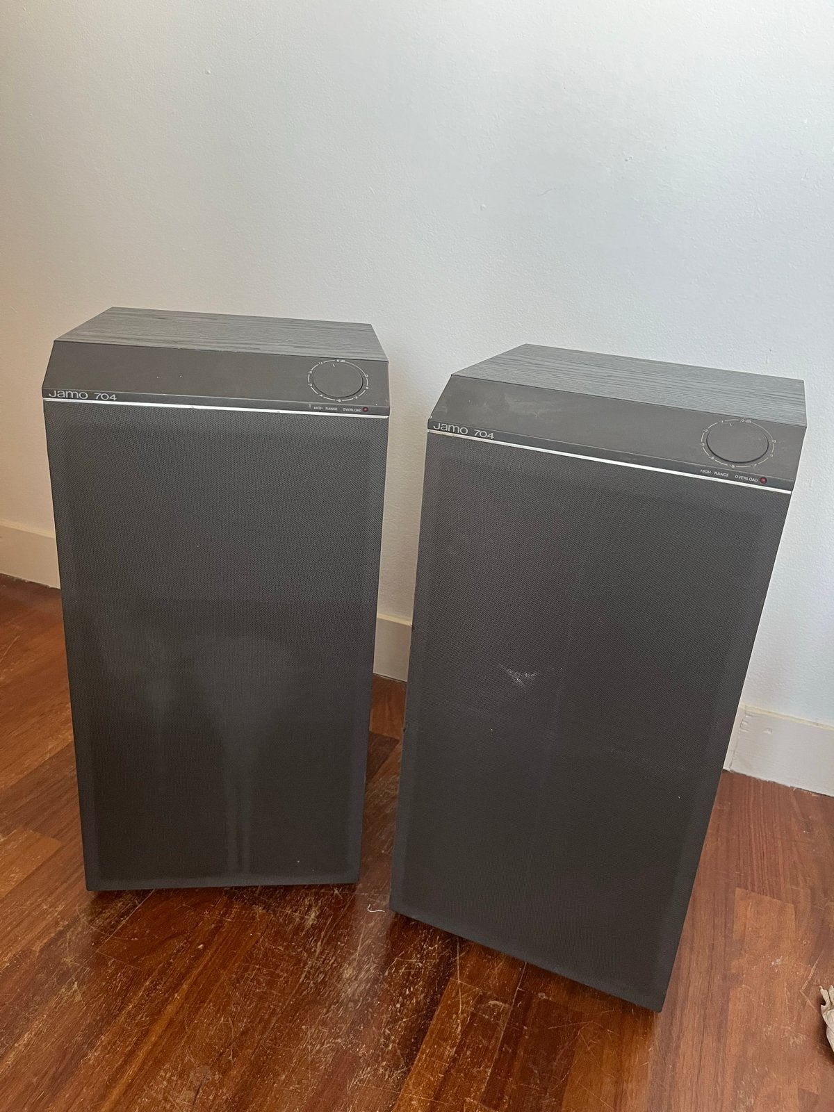 Jamo 704 Stereo Speakers - Vintage Hifi Geluid, Audio, Tv en Foto, Luidsprekers, Ophalen, Vloerstaande luidspreker, Gebruikt, 60 tot 120 watt