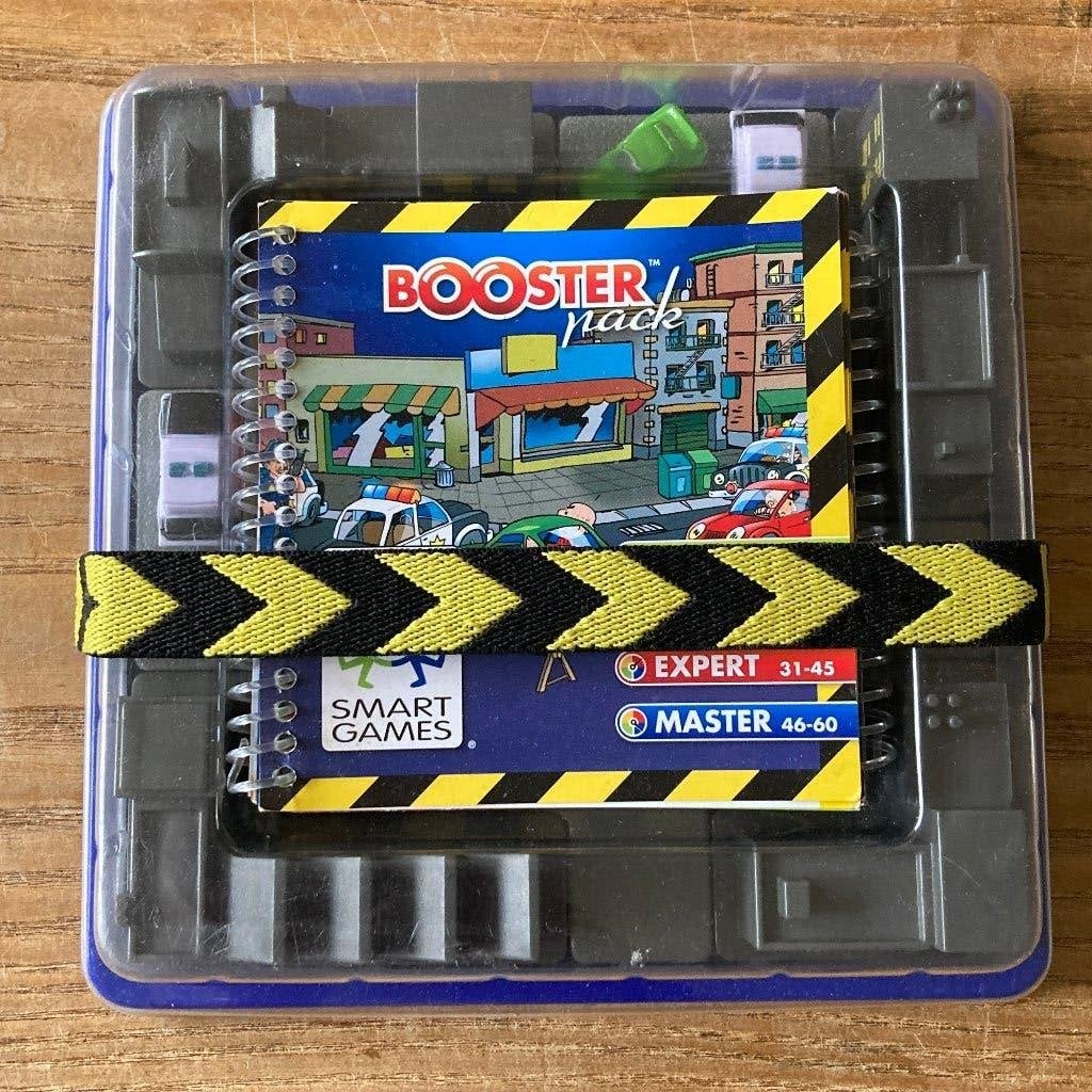 Smart games - Roadblock + Boosterpack (1+speler, 7+jr) zgan, Ophalen of Verzenden, Minder dan 500 stukjes, Zo goed als nieuw, Rubik's of 3D-puzzel