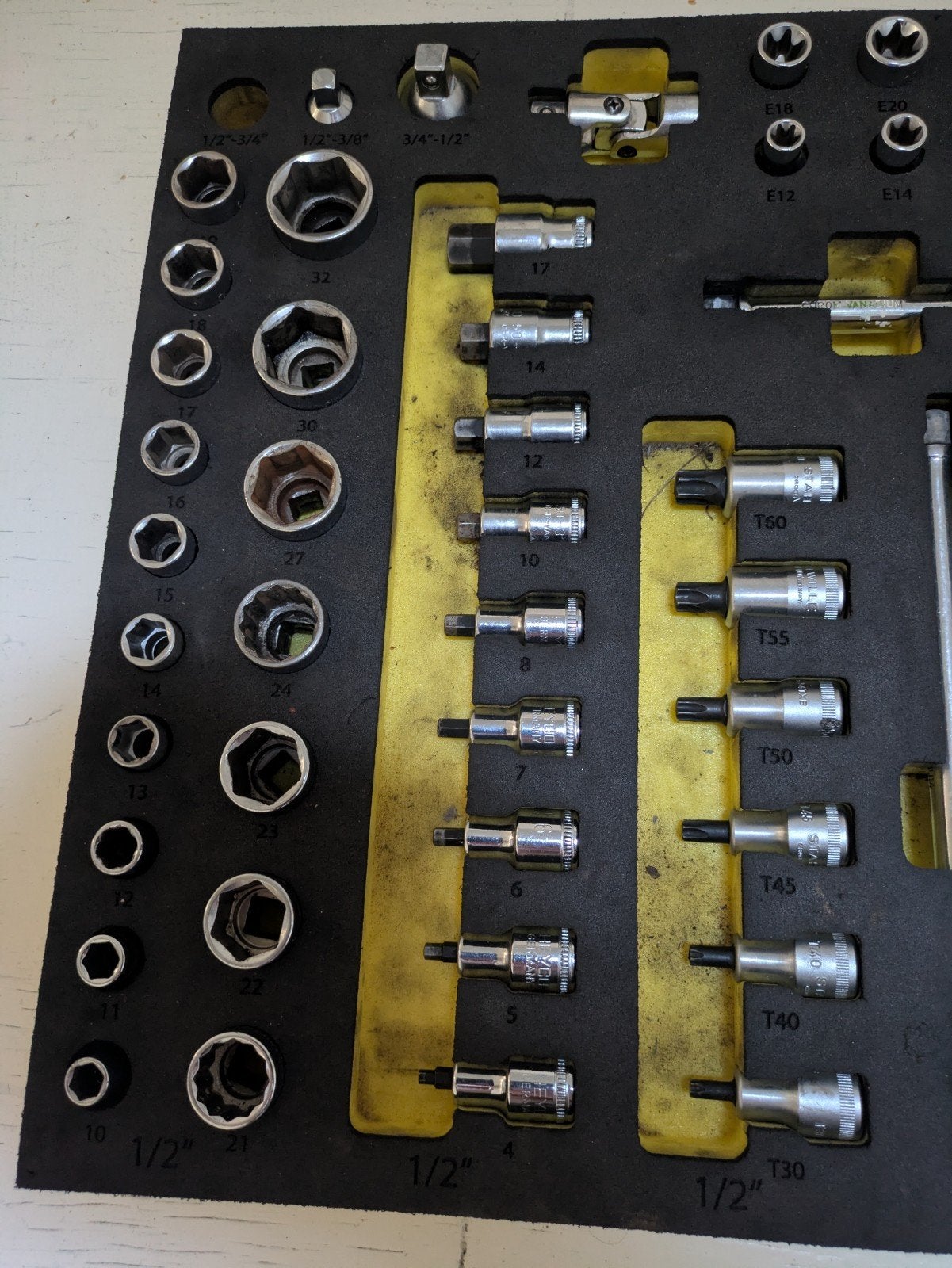 Facom Heyco Stahlwille Doppenset Torx Inbus 89-delig, Doe-het-zelf en Verbouw, Gereedschap | Handgereedschap, Ophalen of Verzenden