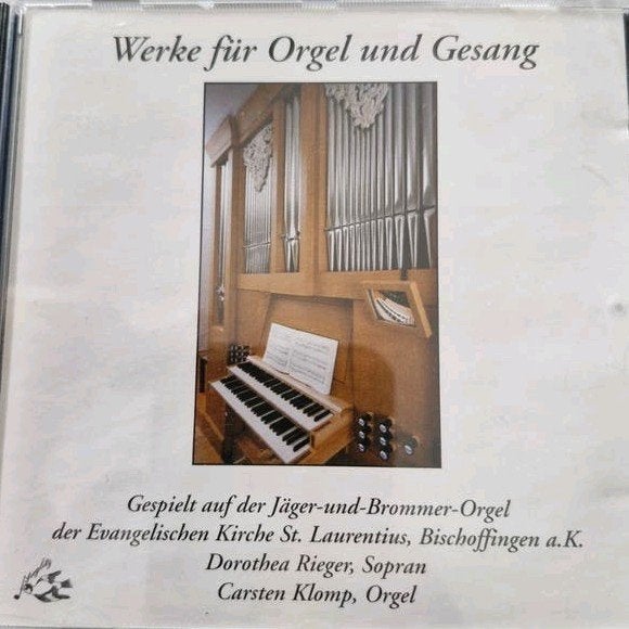 Orgel CD Carsten Klomp & Dorothea Rieger -, Inclusief boekje, Ophalen of Verzenden, Zo goed als nieuw, Barok