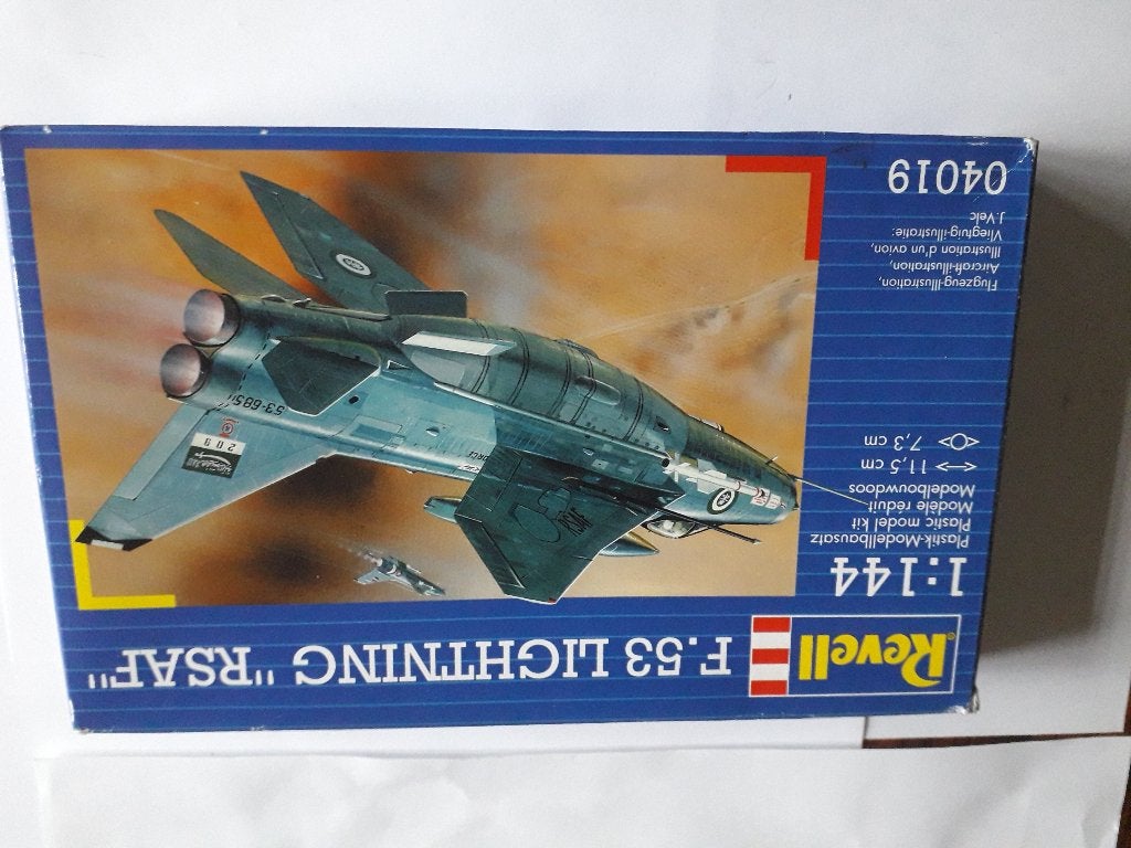 VINTAGE REVELL F 53 LIGHTNING RSAF VLIEGTUIG NR 04019 in OVP, 1:72 tot 1:144, Revell, Nieuw, Ophalen of Verzenden